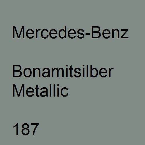 Mercedes-Benz, Bonamitsilber Metallic, 187.